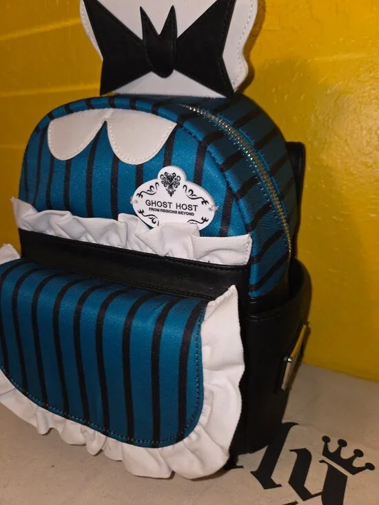 Loungefly Disney Haunted Mansion Ghost Host Mini Backpack - Picture 2 of 9